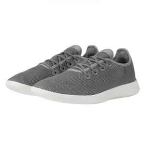 Allbirds NWT  Men's Gray Knit Sneakers with White Sole